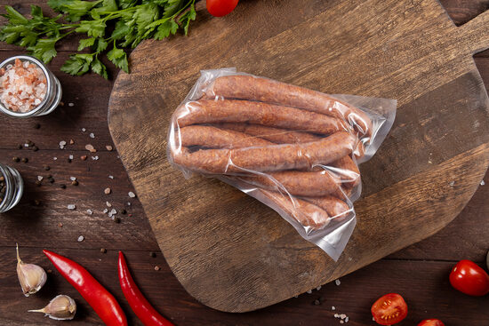 Jēra gaļas mednieku desiņas